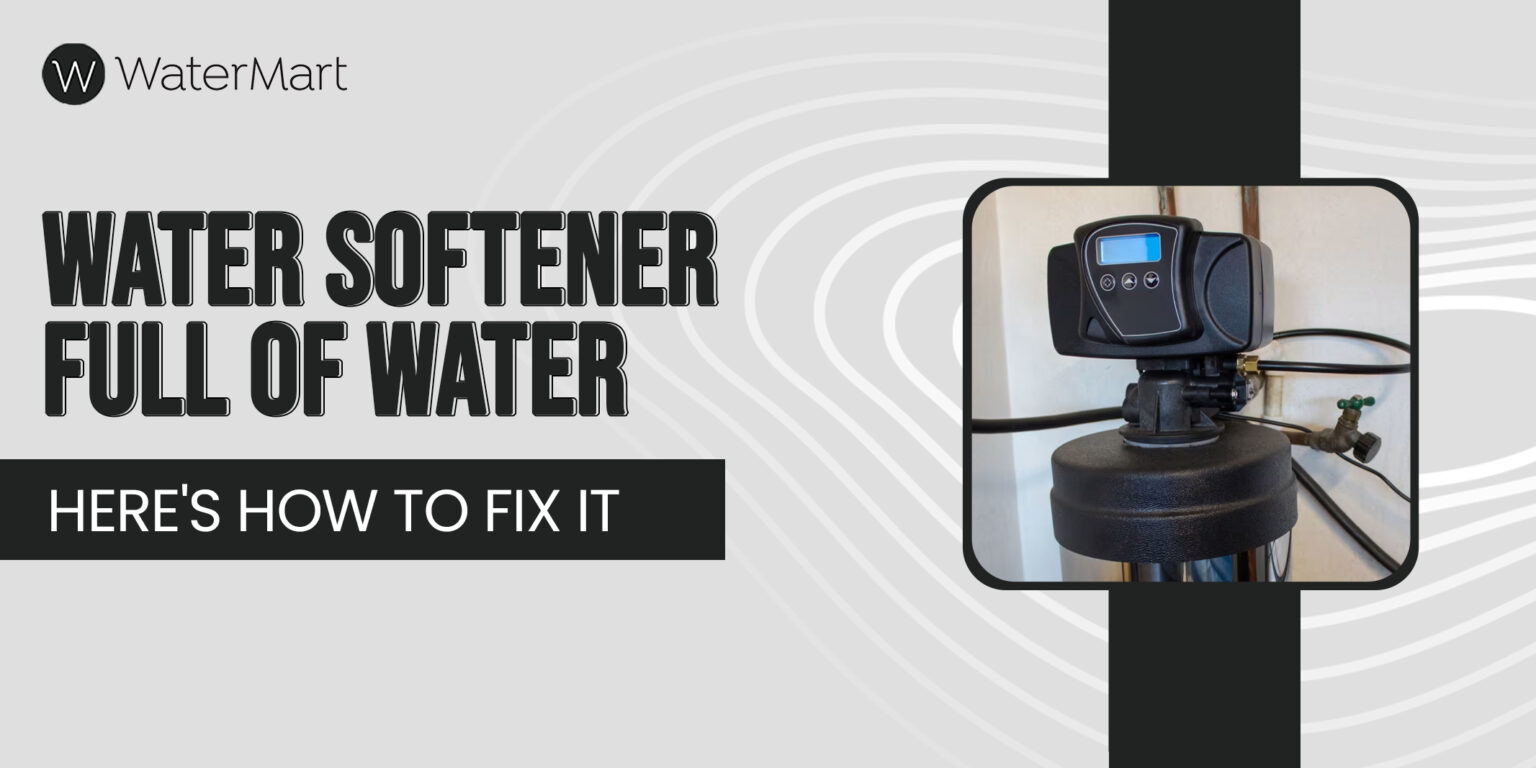 Water Softener Full Of Water? Complete Guide on Fixing It!