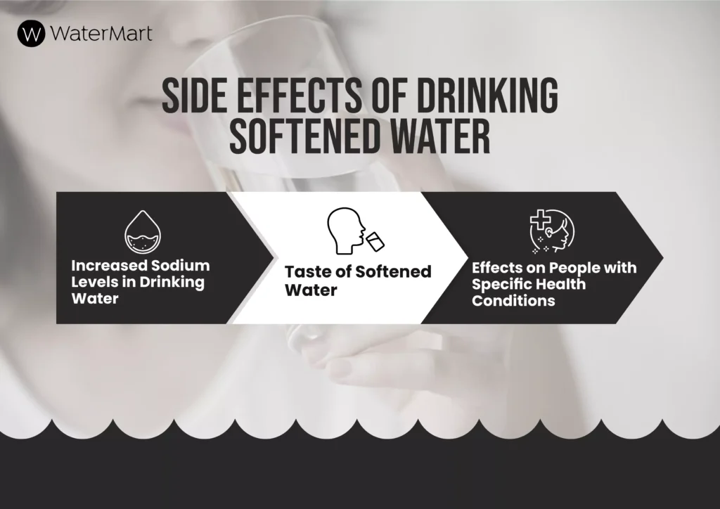  side effects of drinking softened water