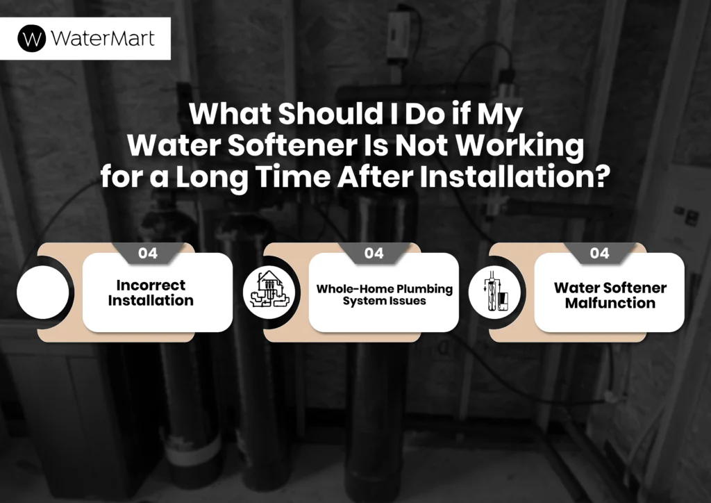 how long for water softener to work