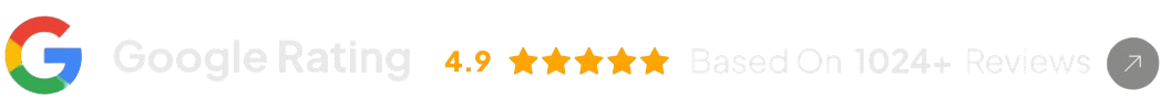 Google rating 4.9 stars based on 1024 reviews