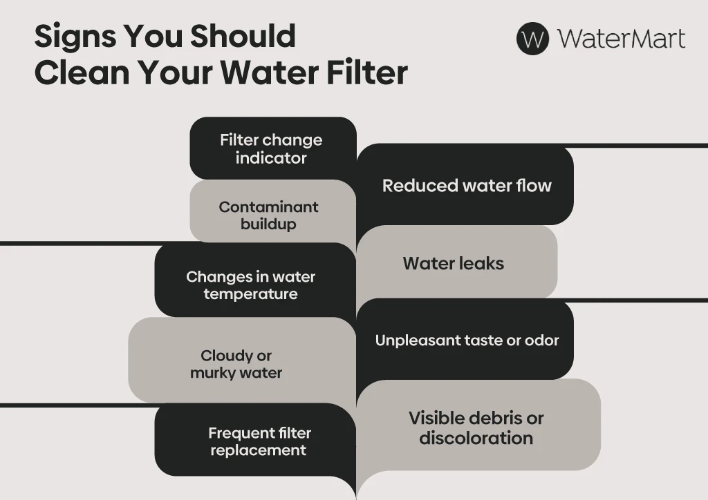 water filter cleaning