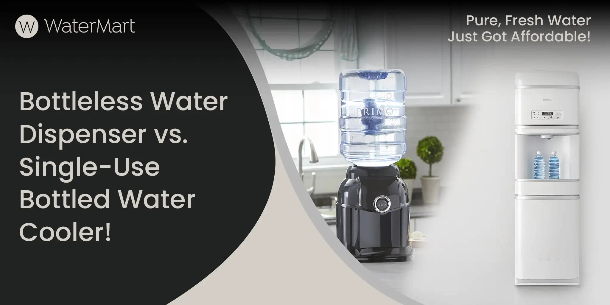 Bottleless water dispenser vs single-use bottled water cooler