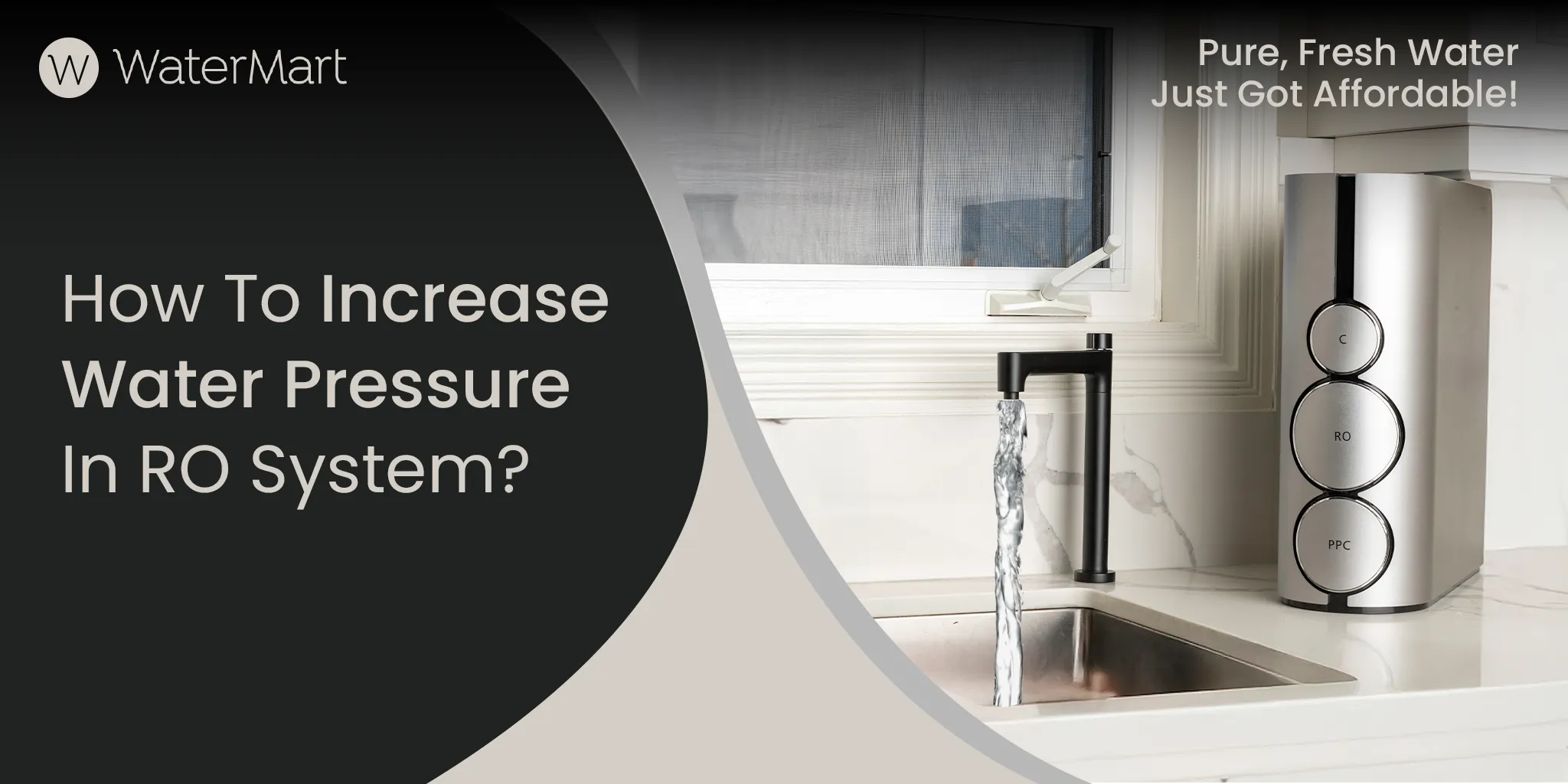Increase Water Pressure in RO System