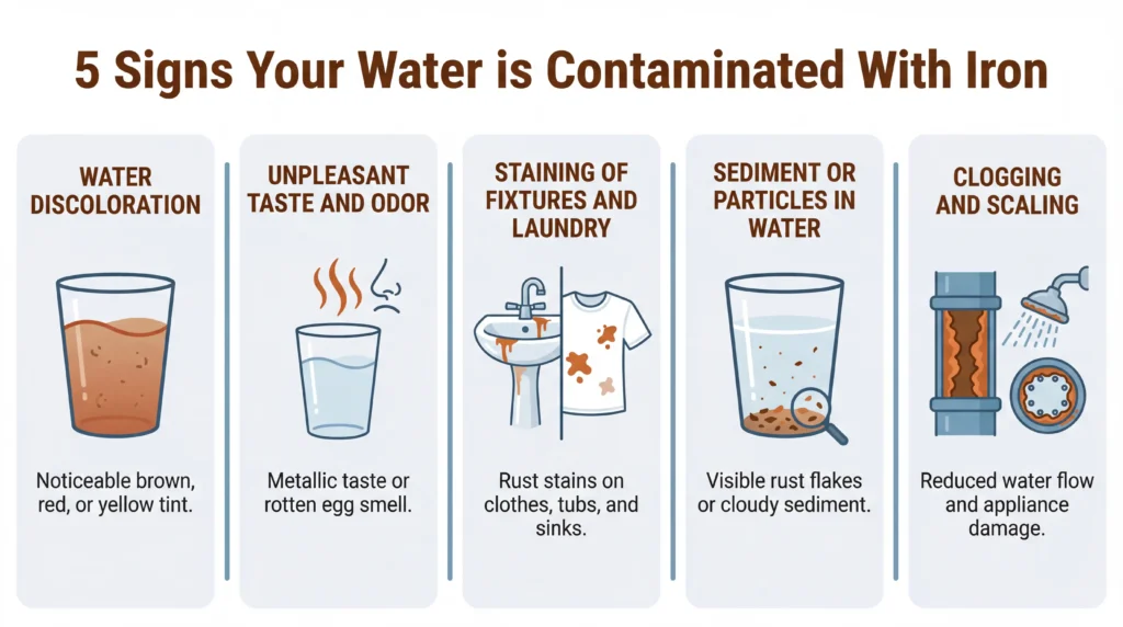 5 Signs Your Water is Contaminated With Iron