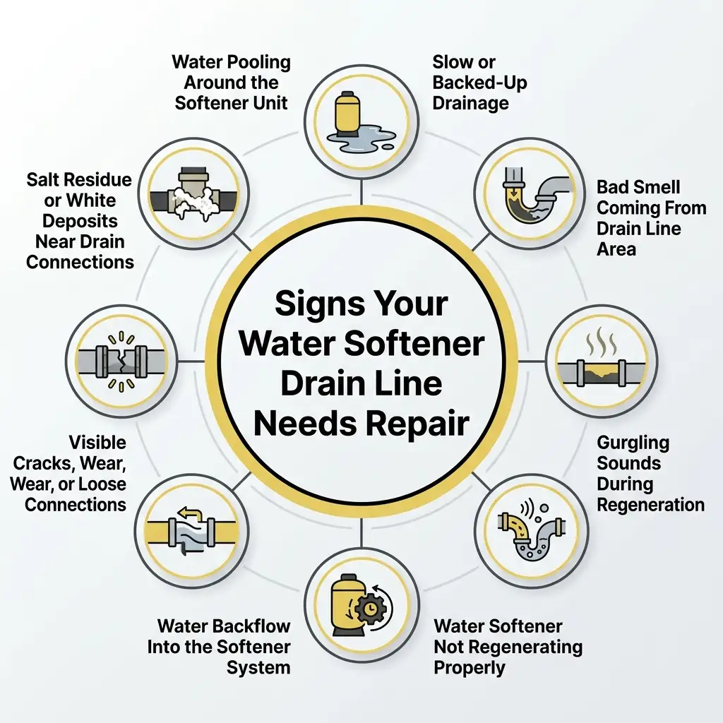 Signs Your Water Softener Drain Line Needs Repair