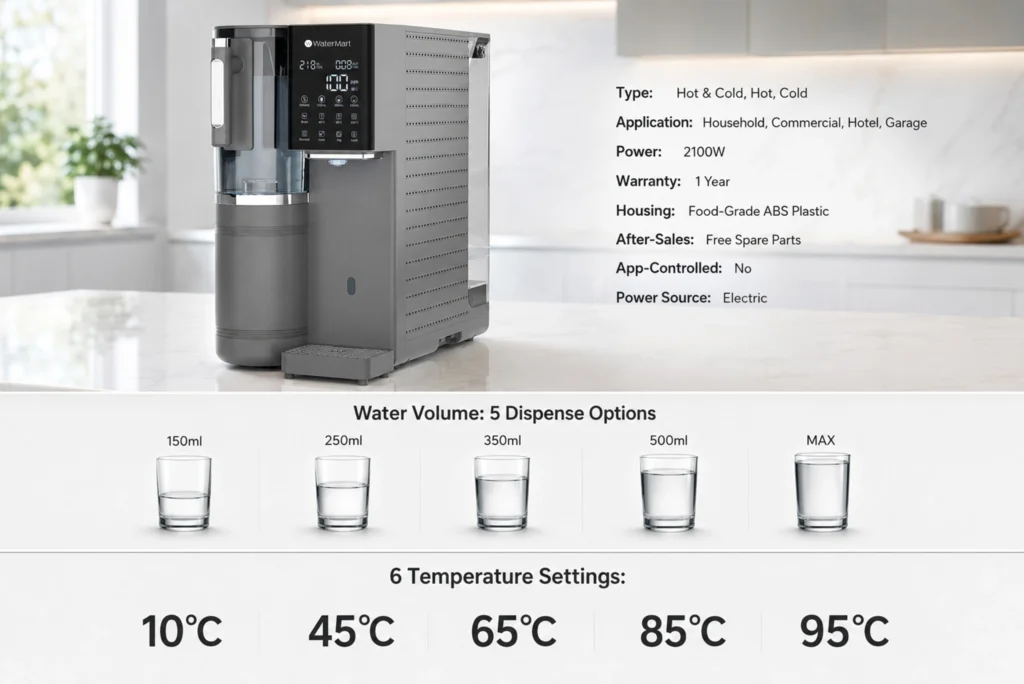 Features of Countertop Reverse Osmosis System.