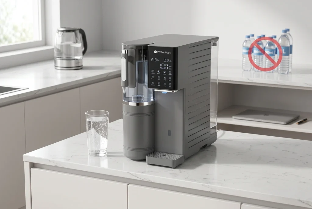 Our Countertop RO System Ensures Optimal Water Quality