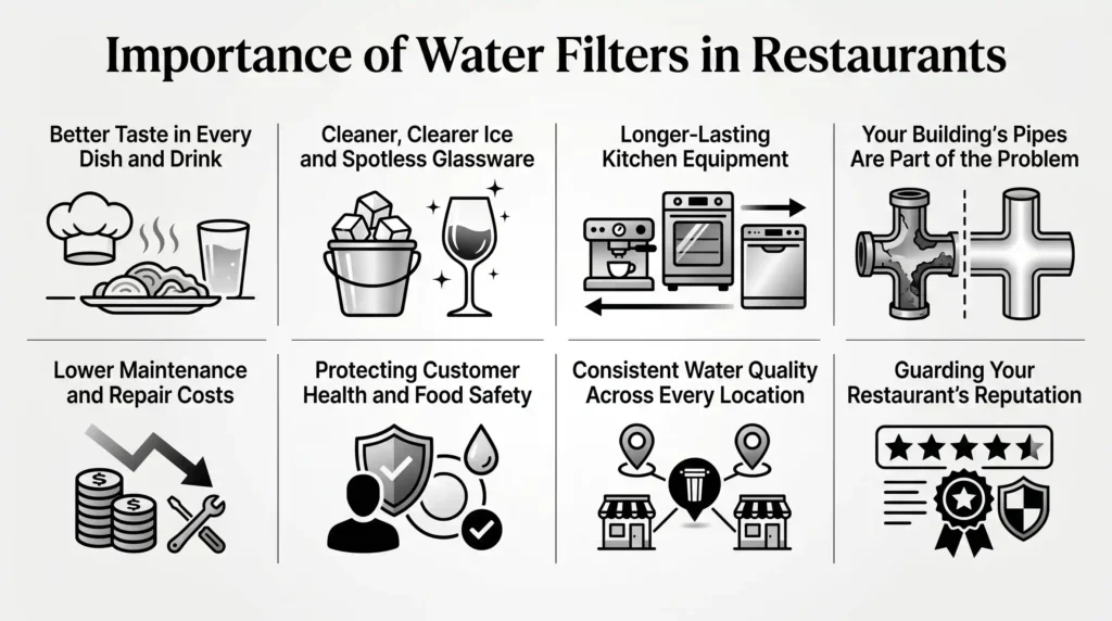 the Importance of Water Filters for Restaurants