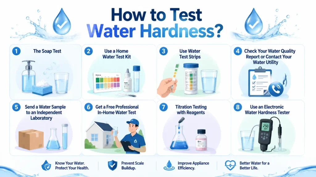 ways to test water hardness