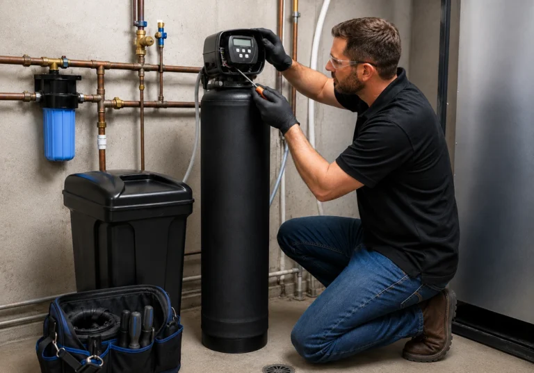 Water Softener Maintenance.