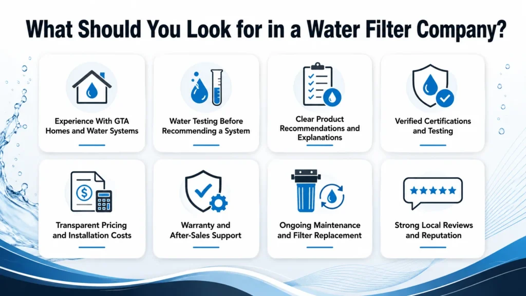 What Should You Look for in a Water Filter Company
