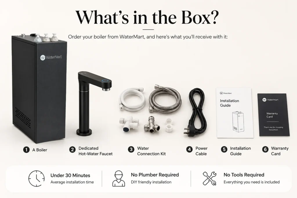 under-sink instant hot water dispenser